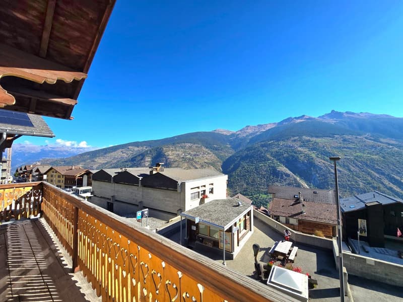 Grande maison familiale avec 2 appartements, surface commerciale, grange et extérieur à Hérémence (30)