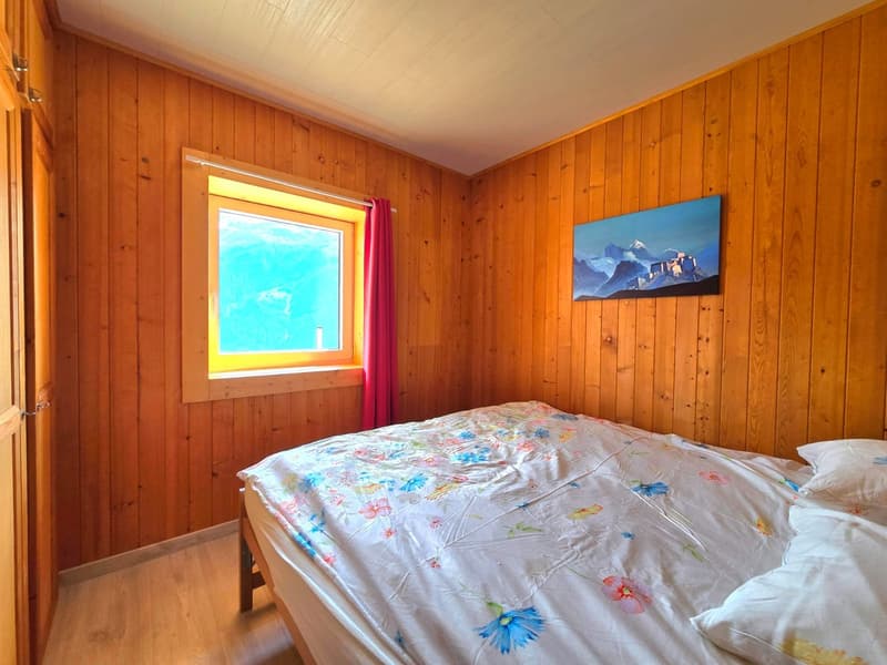Appartement rénové avec  terrasse, vue imprenable et plein soleil à Eison (St-Martin) Val d’Hérens (16)