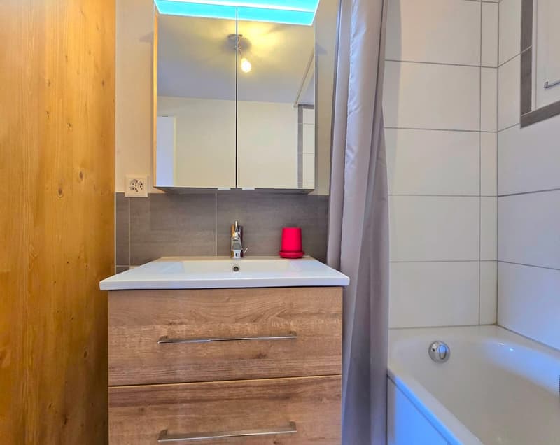 Appartement rénové avec  terrasse, vue imprenable et plein soleil à Eison (St-Martin) Val d’Hérens (14)