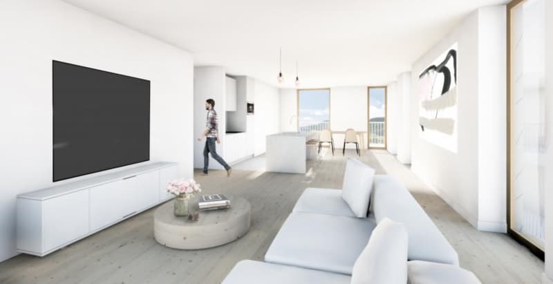 Appartement neuf de 1.5 pièces avec balcon de 14.40 m2 (C10) (2)