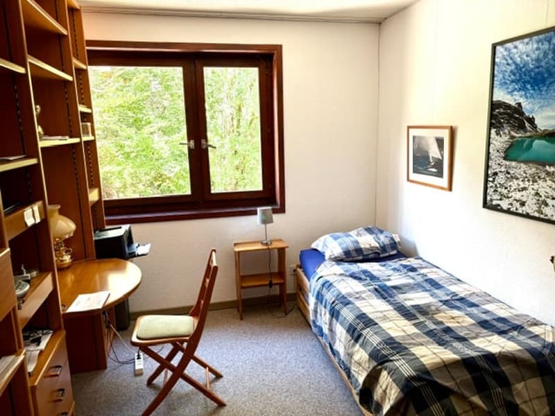 Charmantes 3.5-Zimmer-Wohnung mit Möbeln in St-Cergue mit Aussicht und Balkon (4)