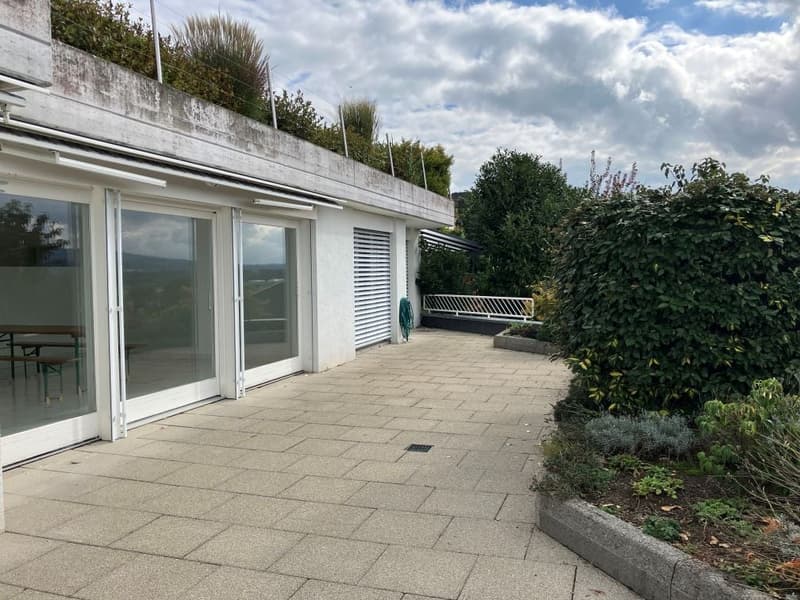 Wir heissen Sie herzlich willkommen-Terrassenwohnung mit unverbaubarer Weitsicht inkl. Doppelgarage (3)