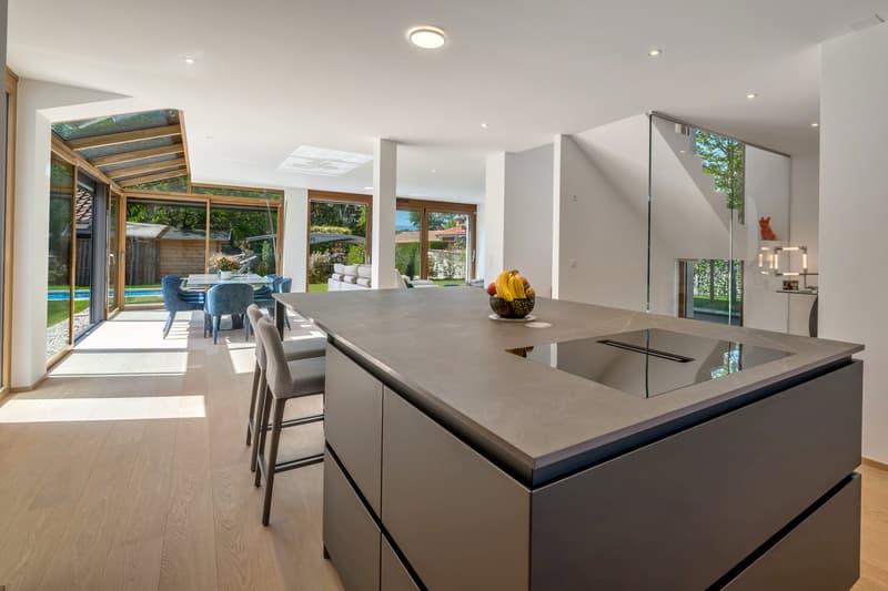 Magnificent new 9.5-room villa in Corsier, with swimming pool. (10)