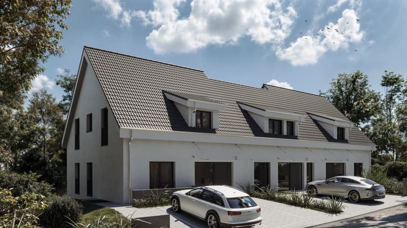 New construction project at Buchenweg 3, Hettlingen – 3 modern single-family homes in Minergie construction (2)
