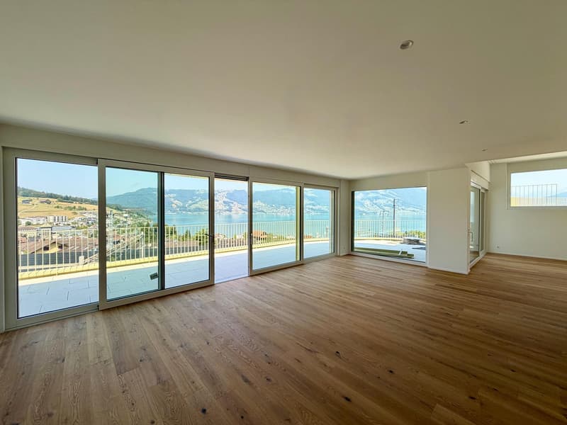 Exclusive Attic Jewel: Panoramic View of Lake Zug in its Most Beautiful Form (8)