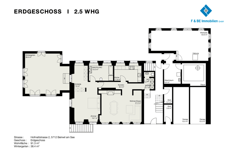 BEFRISTET 1 JAHR - Charmante 2.5-Zimmer-Wohnung im historischen Herzen von Beinwil am See (10)