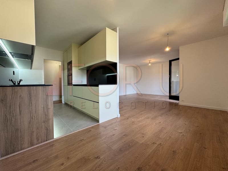 Bello appartamento ristrutturato di 5.5 locali in zona tranquilla a Corsier (5)