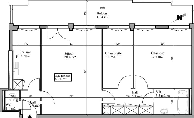 Wohnung mit 3.5 Zimmern und Balkon im Vermont-Park renoviert (9)
