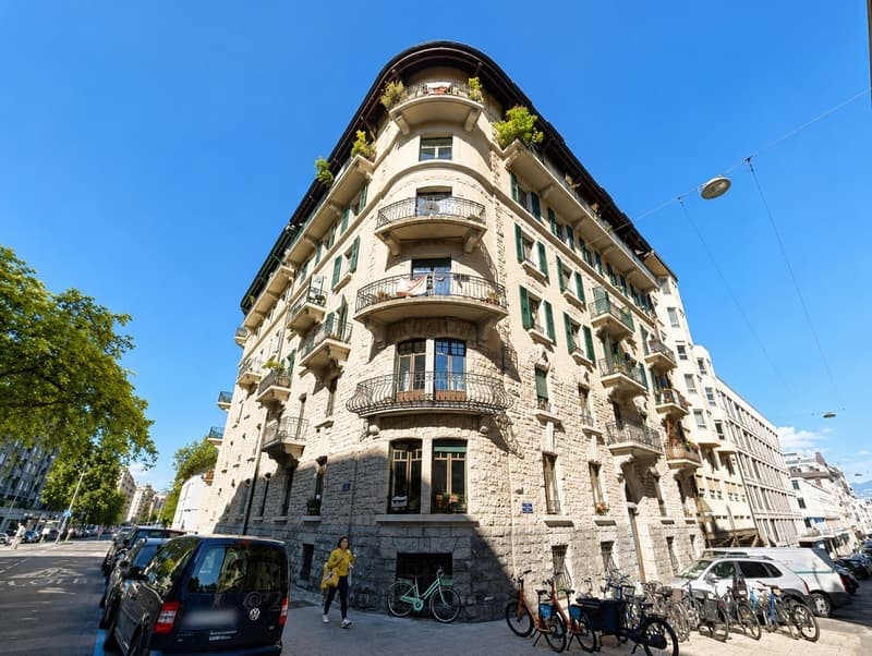 Bello appartamento di 3 locali con balcone vicino al parco Eaux-Vives (3)