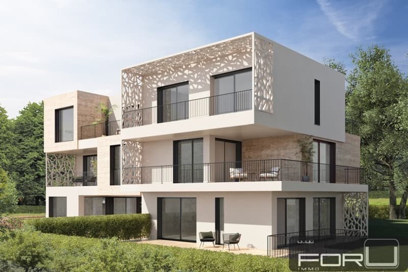 Very beautiful new attic apartment with 4 rooms and balcony in Chêne-Bougeries (1)