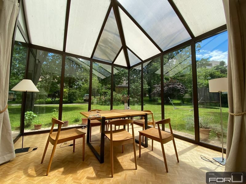 Bella villa individuale in posizione tranquilla con grande giardino a Carouge (4)