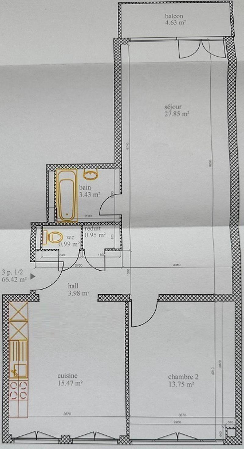 Grand logement 3.5 pièces moderne avec balcon au calme à la Servette (8)