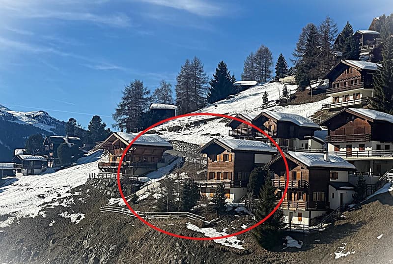 Chalet Le Nid à St-Luc – studio 30m2 avec grande terrasse à 200m des pistes (8)