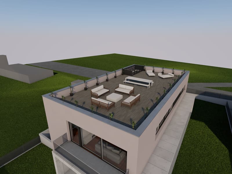 7.5 Zi.-Neubau Attika-Wohnung mit Dachterrasse Nahe Golfplatz (14) (4)
