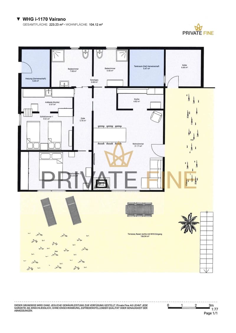 Sonnige 3.5 Zi.-Wohnung mit Seesicht und Potential in Vairano (65) (8)