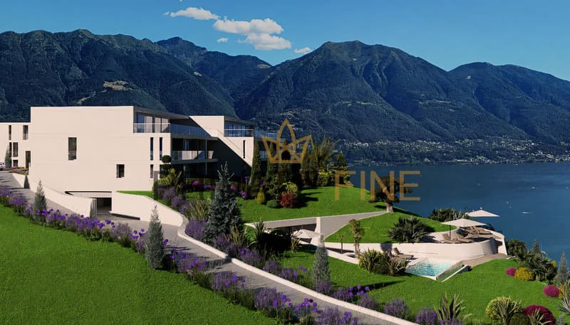 Neue 3.5 Zi mit TOP Seesicht, Garten, Pool & SPA (APP Nr. 1) (4)