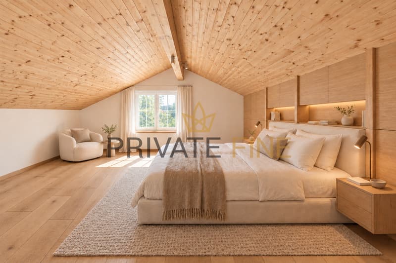 Rendering Schlafzimmer