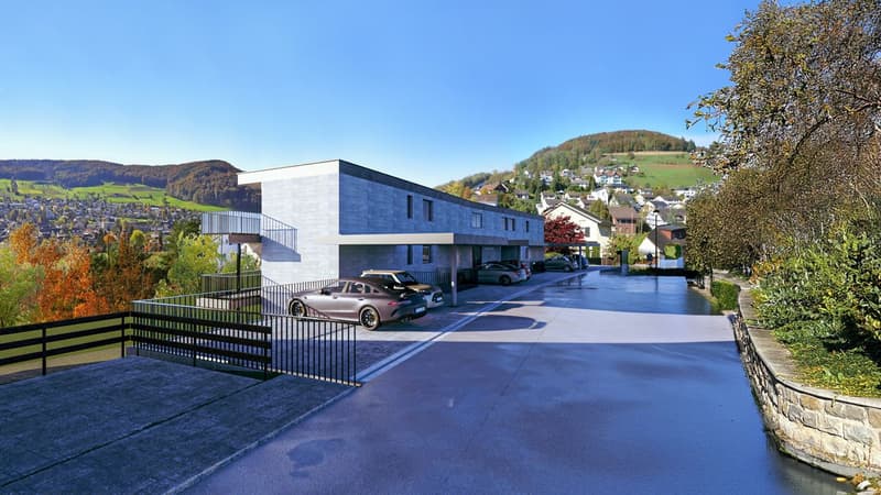 Approved 3.5-room apartment with terrace, garden, carport, lift, and stunning views (2)
