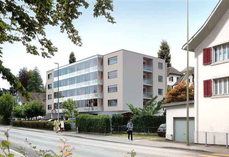 Helle 3.5-Zimmer-Wohnung mit Seeblick an der Seestrasse in Thalwil (6)