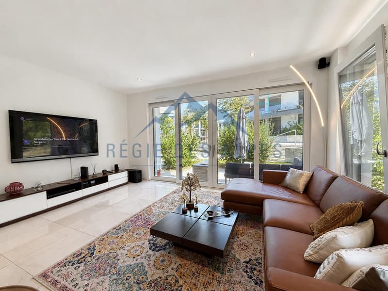 Magnifique appartement 4 pièces meublé en rez-de-jardin ? Résidence de standing (2)