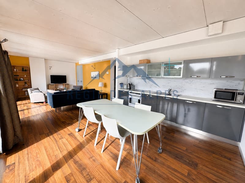 À reprendre - Élégant appartement meublé de 3,5 pièces avec vaste terrasse à Genthod (3)