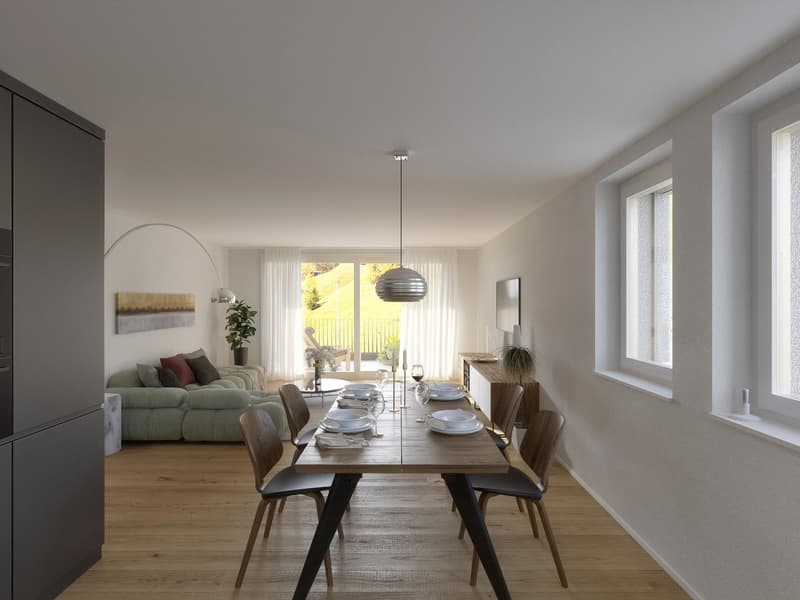 4.5-Zimmer-Wohnung der Extraklasse / Zweitwohnsitz in Davos Frauenkirch (6)