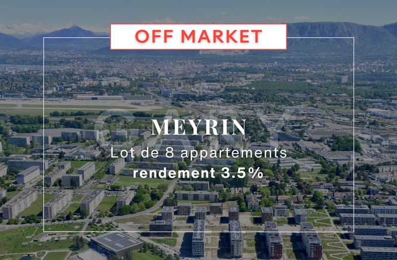 Rendement 3,5% - Lot de 8 appartements - Meyrin (GE) (1)