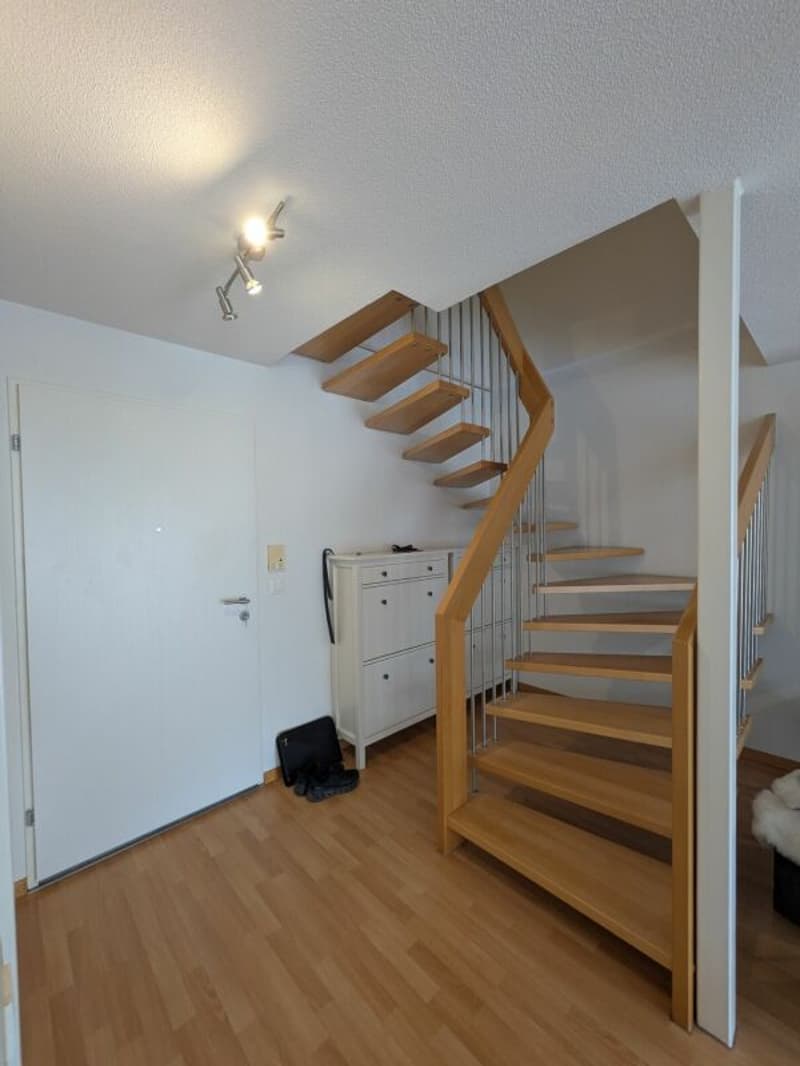 Treppe ins Dachgeschoss