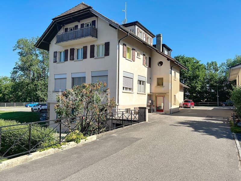 Mixed building in the center of Semsales (2)