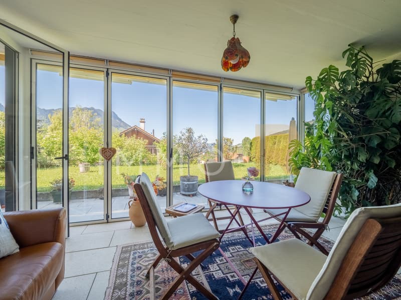 Spacieux appartement - terrasse, jardin vue dégagée sur le Moléson (5)