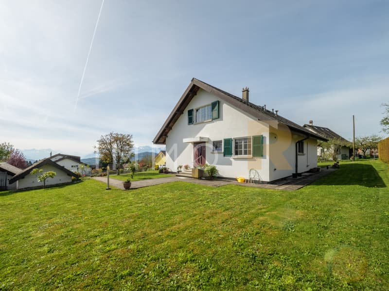 Maison individuelle avec vue Alpes sur parcelle de 1'600 m² (3)