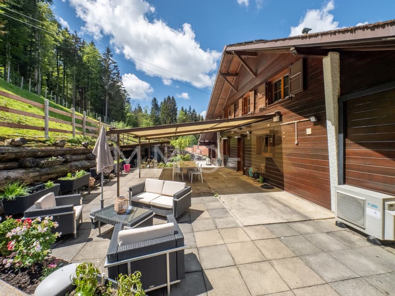 Chalet individuel avec terrain de 1018m2 et potentiel de création d'un appartement indépendant (2)