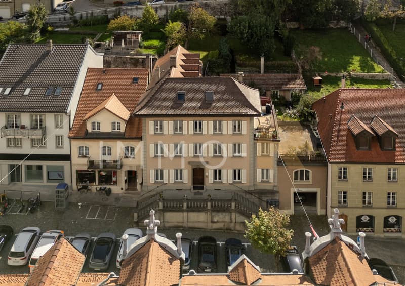 Opportunité unique au coeur de Romont lmmeuble mixte à vendre (1)