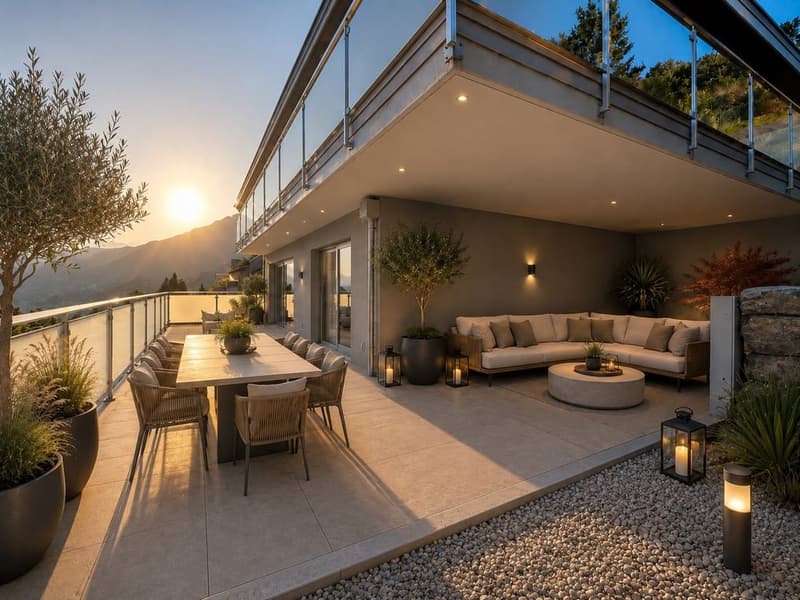 High-standard apartment with large terrace and panoramic view (3)