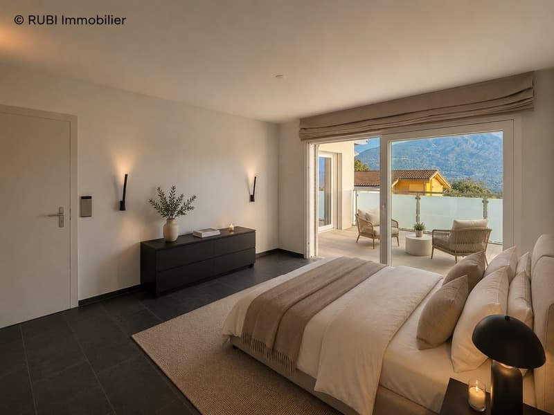 High-standard apartment with large terrace and panoramic view (5)