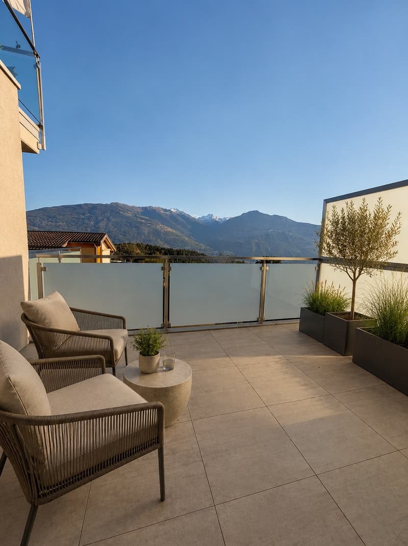 High-standard apartment with large terrace and panoramic view (7)
