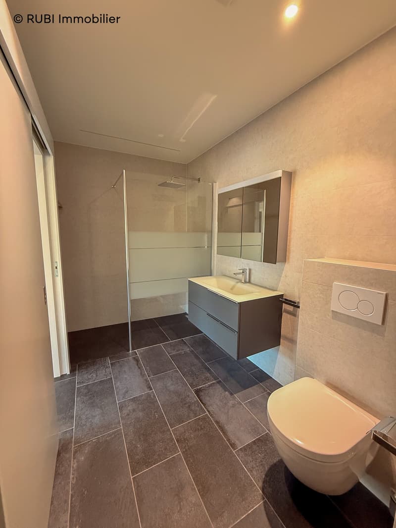 Salle de bain communicante salon/chambre Est