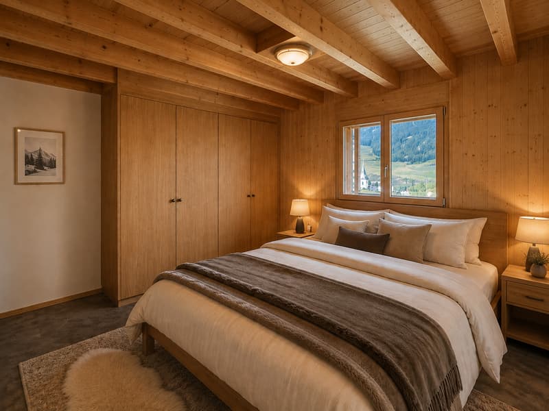 Ancien raccard transformé en chalet d'habitation — rénovation intégrale 2022 (11)