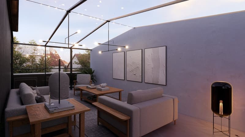 Wohnen über drei Etagen – exklusive 3½-Zimmer-Triplex mit Dachterrasse und Seesicht (5)