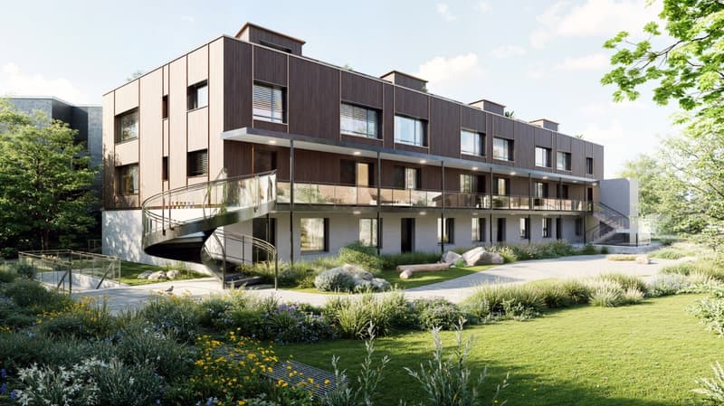Wohnen über drei Etagen – exklusive 3½-Zimmer-Triplex mit Dachterrasse und Seesicht (6)