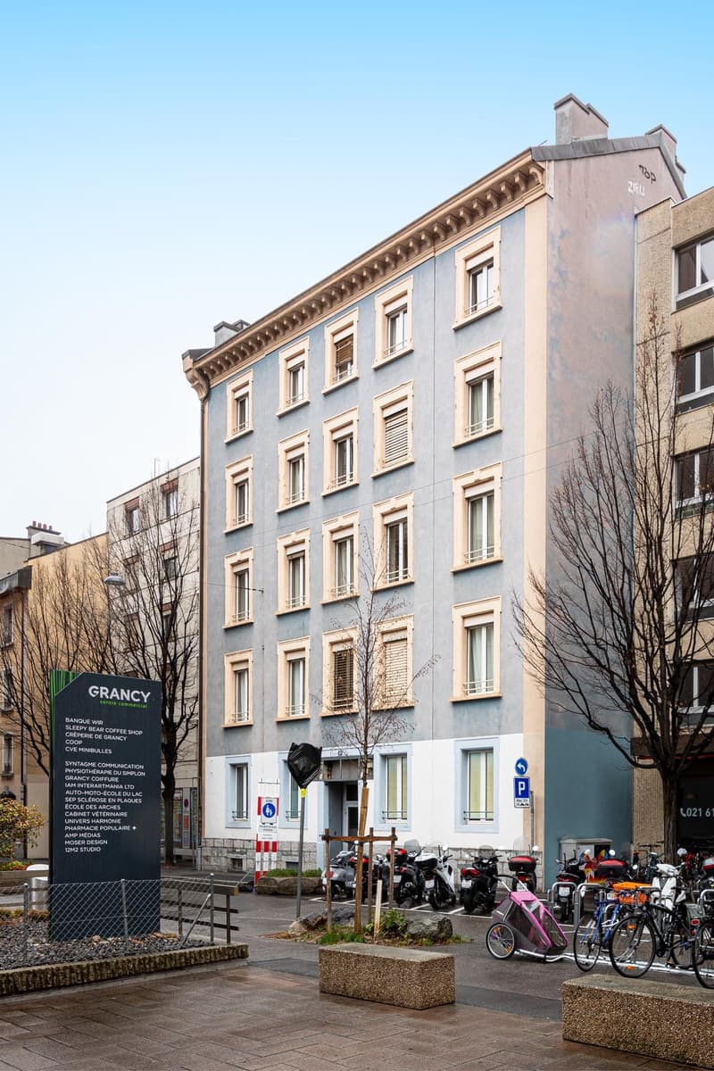 Charmant appartement en étage élevé d'une chambre à proximité de la gare de Lausanne – Rue du Simplon 10 ! (10)