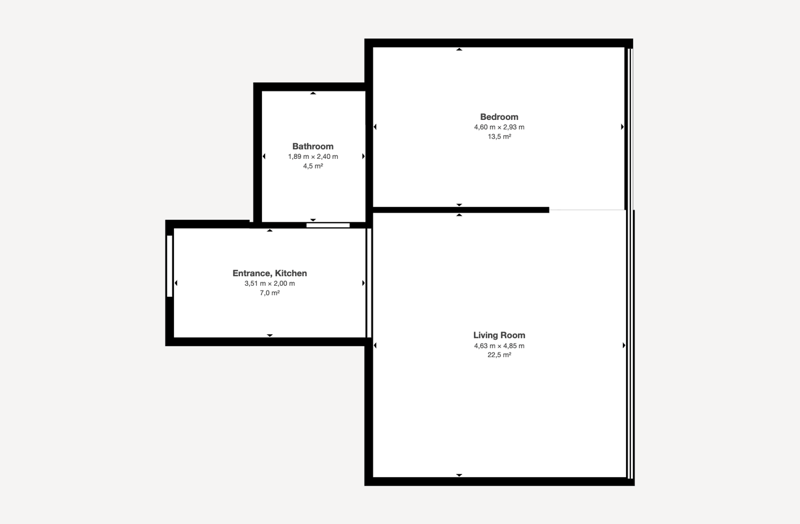 Appartamento Premium 1 camera nella nuova Torre Alto – Freihofstrasse 23, Zürich (7)
