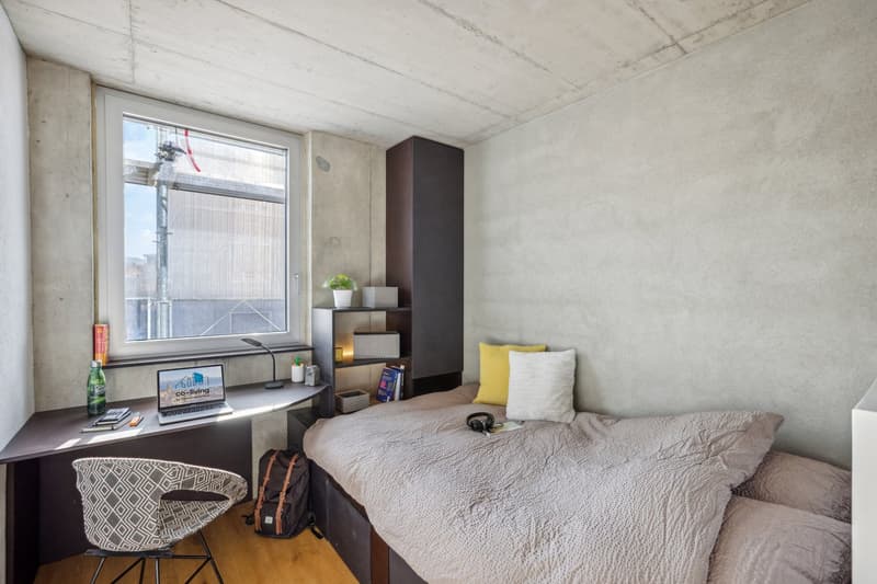 Chambre étudiante moderne au Le Lumen – Vie tout compris à Crissier (2)