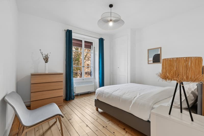 Charming Furnished 1-Bedroom Apartment with High Ceilings near Cornavin Station – Servette, Geneva (7)