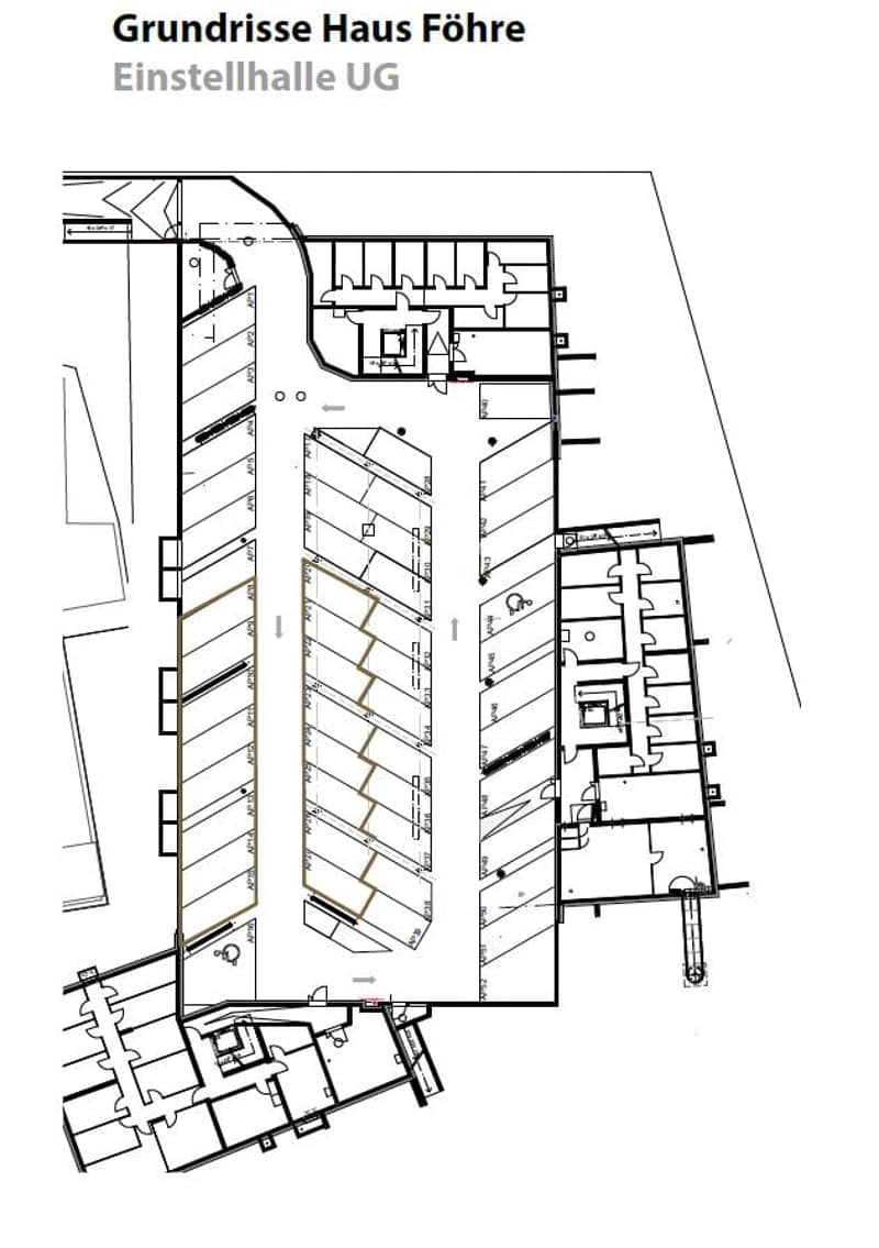 Grundriss Tiefgarage
