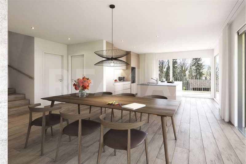 Projet de construction neuve : maison unifamiliale de 5,5 pièces sur le versant ensoleillé avec vue sur les Alpes (5)