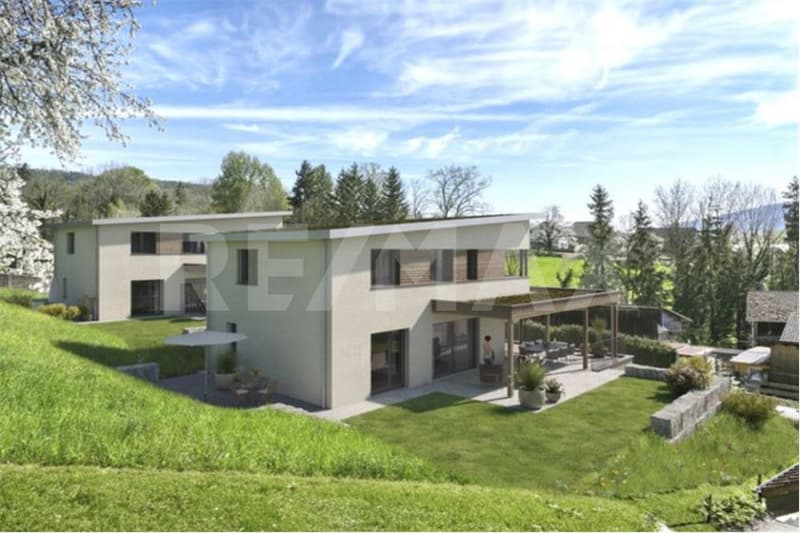 Projet de construction neuve : maison unifamiliale de 5,5 pièces sur le versant ensoleillé avec vue sur les Alpes (4)