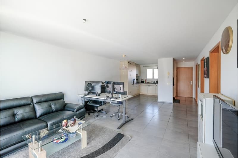 Centrally located 2.5 room apartment in a sunny location with a view! (7)