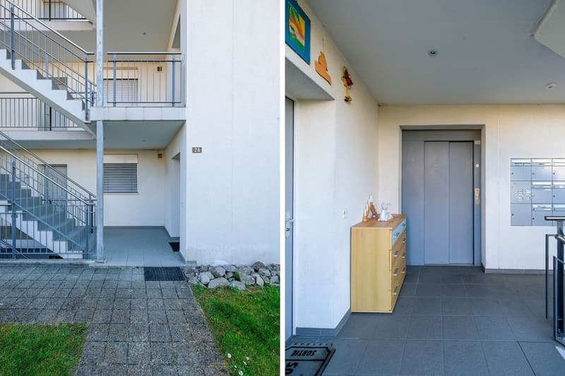 Centrally located 2.5 room apartment in a sunny location with a view! (2)