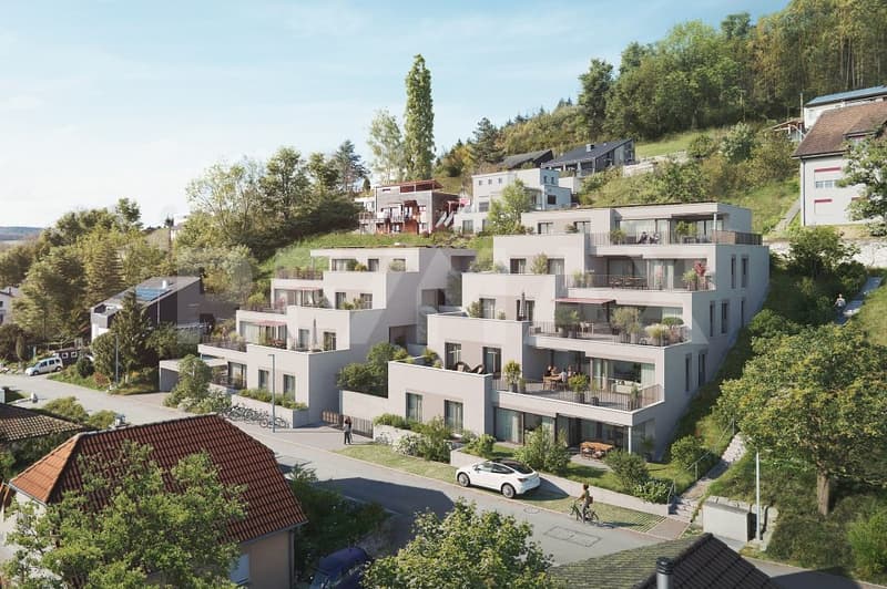 Rebmatt - Terrassenwohnen mit Panorama - mit angenehmer Deckenkühlung (1)